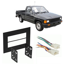 Load image into Gallery viewer, Compatible with Toyota Pickup 4 Runner 1987 1988 Double DIN Stereo Harness Radio Dash Kit
