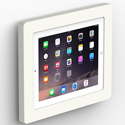 VidaMount White Enclosure and Fixed VESA Slim Wall Mount [Bundle] Compatible with iPad 2/3/4