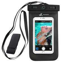 Load image into Gallery viewer, Voxkin Premium Quality Universal Waterproof Case with Armband, Compass, Lanyard - Best Water Proof, Dustproof, Snowproof Pouch Bag for iPhone 12 Pro Max, 12 Mini, S21 Ultra, S20, OnePlus 8, Pixel 5
