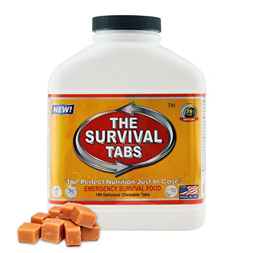 Star Meal Emergency war Food Space Age Advance strek Ration Non GMO (2 Week Supply) (180 Tabs - Butterscotch)