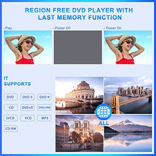 Load image into Gallery viewer, NAVISKAUTO 10.1&quot; Headrest DVD Players with HDMI Input 2 Headphones Mounting Brackets, Support Sync Screen, Last Memory, Region Free, USB/SD Card (2 Headrest DVD Players)
