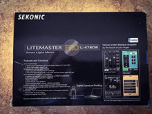 Load image into Gallery viewer, Discontinued Sekonic L-478DR LiteMaster Pro Lightmeter, Replaced with Sekonic L-478DR-U
