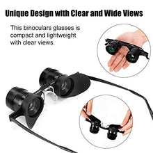 Load image into Gallery viewer, Professional Hands-Free Binocular Glasses for Fishing, Bird Watching, Sports, Concerts, Theater, Opera, TV, Sight Seeing, Hands-Free Opera Glasses for Adults Kids (Green Film Optics)-Upgraded
