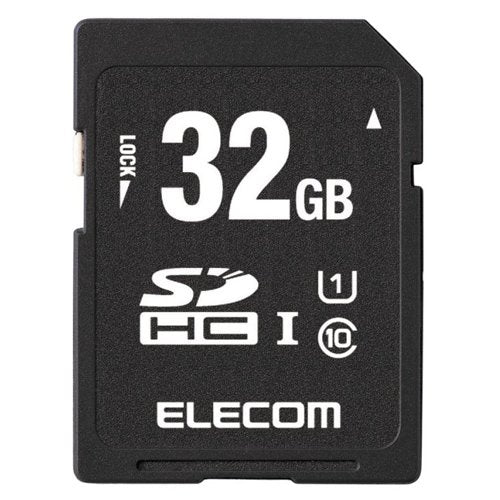 ELECOM SDHC memory card 32GB UHS-I U1 Class 10 MF-ACSD32GU11/H (Japan Import)