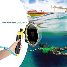 Load image into Gallery viewer, for GoPro Dome Port, GoPro Accessories for Dome GoPro Hero 5 6 7 2018 Black with Trigger Pistol and Floating Grip Housing, for GoPro Camera Underwater Case Underwater Diving Accessories
