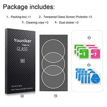Load image into Gallery viewer, Youniker 3 Pack for Fossil Q Venture Gen 3 Screen Protector Tempered Glass for Fossil Q Venture Gen 3 Smart Watch Screen Protectors Foils Glass 9H 0.3MM,Anti-Scratch,Bubble Free
