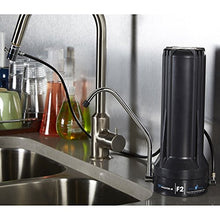 Load image into Gallery viewer, Home Master TMJRF2-BK  Jr F2 Sinktop Water Filtration System, Black
