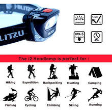 Load image into Gallery viewer, Blitzu Led Headlamp Flashlight For Adults And Kids   Waterproof Super Bright Cree Head Lamp With Red

