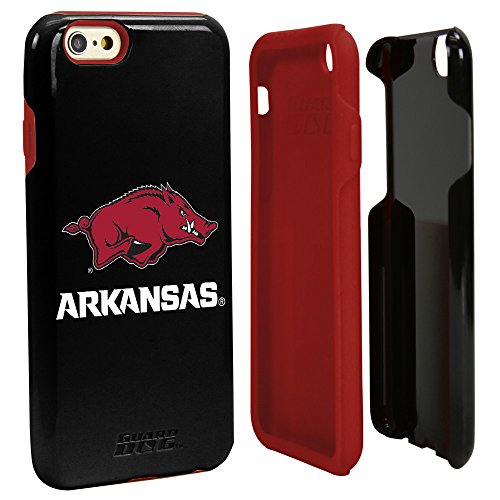 Guard Dog Collegiate Hybrid Case for iPhone 6 / 6s  Arkansas Razorbacks  Black