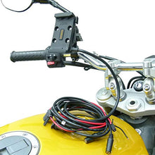 Load image into Gallery viewer, Hardwire Powered Bike Motorcycle M8 / M10 Mirror Mount for Garmin Zumo 590 595
