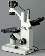 Load image into Gallery viewer, AmScope IN200B-9M Inverted Tissue Culture Microscope 40X-800X + 9M Camera
