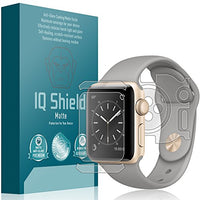 IQ Shield Matte Full Body Skin Compatible with Apple Watch Series 2 (38mm) + Anti-Glare (Full Coverage) Screen Protector and Anti-Bubble Film