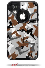 Load image into Gallery viewer, Sexy Girl Silhouette Camo Brown - Decal Style Vinyl Skin fits Otterbox Commuter iPhone4/4s Case (CASE Sold Separately)
