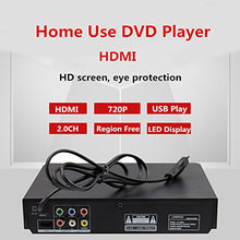 Load image into Gallery viewer, LP-099A Multi All Region Code Zone Free PAL/NTSC HD DVD Player CD Player with Remote &amp; USB - Compact Design

