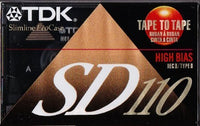 TDK SD110 Blank Cassette Tape