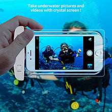 Load image into Gallery viewer, Waterproof Case 3 Pack, DLAND Cell Phone Dry Bag Waterproof Bag Pouch, Clear Sensitive PVC Touch Screen Compatible with iPhone, Samsung,Huawei,and Other Devices up to 6.0in- Glow in Dark.
