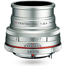 Load image into Gallery viewer, PENTAX Limited Lens telephoto Fixed Focal Length Lens HD PENTAX-DA70mmF2.4Limited Silver K Mount APS-C Size from JPN
