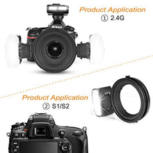 Load image into Gallery viewer, Meike MK-MT24 2.4G Wireless Close-Up Speedlight Macro Twin Lite Flash for Nikon F-Mount Z-Mount Digital SLR Cameras D1X D2 D2H D2X D3 D3X D200 D300 D300S D700 Z6 Z7, etc
