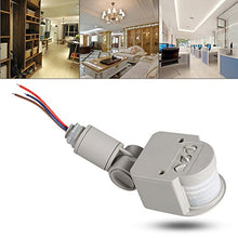 Load image into Gallery viewer, Motion Sensor Detector, 180 Infrared PIR Motion Sensor Detector LED Lamp Automatic Control Module, AC90V~250V
