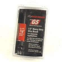 Load image into Gallery viewer, Red Head 1/2&quot; G5 Adhesive Heavy Duty Wire Brush- 08411
