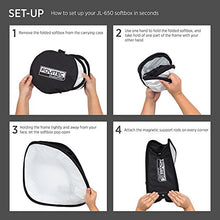 Load image into Gallery viewer, Fovitec - 1x JL650 LED Softbox w/Carrying Case - [Softens Light][Removes Shadows][Reduces Overexposure][Collapsible Frame][Ideal for Travel]
