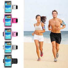 Load image into Gallery viewer, Exerise Gym Sport Running Phone Armband Case Cover Key Holder Compatible iPhone Xs Max / 8 Plus/Galaxy Note 9 / S9 Plus / S8 Plus/Stylo 4 / V40 ThinQ/Moto E5 Play/ZenFone AR / 5Q (White)
