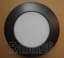 Load image into Gallery viewer, 6&quot; Inch Recessed Can BROWN BRONZE Shower Trim with Milky Frosted Lens Fits HALO JUNO ELCO
