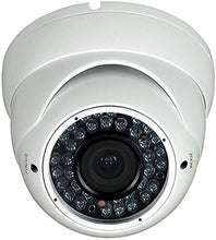 Load image into Gallery viewer, VD 2 MP WVF CVI Sony 1/3&quot; Cvi White Vandal Dome 1080p, 2 Mega Pixel 2.8-12mm Manuel Zoom Lens, 36 Ir Led&#39;s And Ir Effective Range 98 Ft, External Zoom And Focus Adjustable, Max Transmission Distance A
