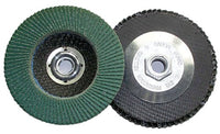 Shark 45856 7-Inch Aluminum Flap Disc with Type 27, Grit-36, 10-Pack