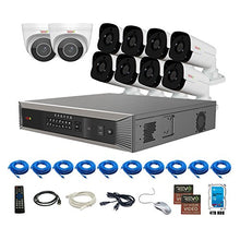 Load image into Gallery viewer, Revo Ultra HD Plus 16 Ch. NVR Surveillance System with 10 Audio Capable Cameras
