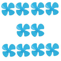 uxcell 10pcs 4 Vanes RC Boat Airplane Propeller 1.6-inch Dia Brushless Motor Blue