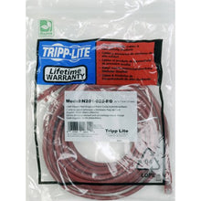 Load image into Gallery viewer, Tripp Lite Cat6 Gigabit Snagless Molded Patch Cable (RJ45 M/M) - Red, 15-ft.(N201-015-RD)

