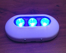Load image into Gallery viewer, Super Bright Polymer Oval Marine Blue Underwater Light Boat 3 LED 6W Fishing
