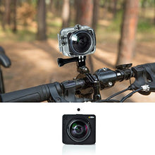 Load image into Gallery viewer, Gear Pro 360 Degree Panoramic Waterproof Sports Action Camera with LCD Screen, 1080p HD Panoramic Mini Camcorder Video Camera with Mount &amp; Waterproof Case.
