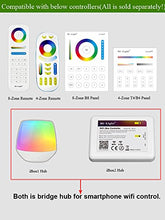 Load image into Gallery viewer, LGIDTECH FUT069 Miboxer 15W RGB CCT LED Recessed Ceiling Downlight 7 Inch AC85-265V IP54 Color Changing And Temperature Adjustable.RF Remote,B4 B8 Panel And Hub For Smartphone Control is Sold Separate
