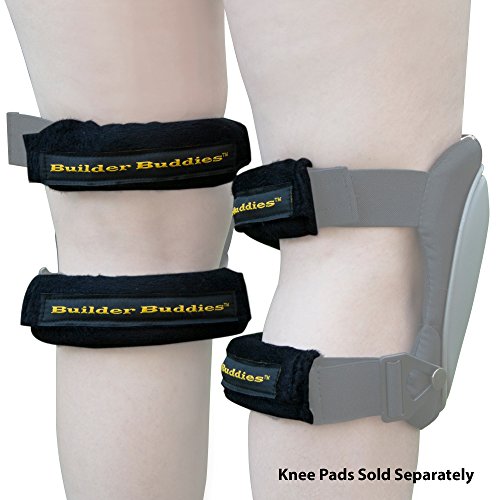 Fleece Strap Covers for Construction Knee Pads! Universal Fit & Extra Soft Padding for Flooring Installers, Gardeners or Medical/Sports Knee Braces. Use Them at Work or Give the Gift of Knee Comfort