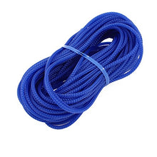 Load image into Gallery viewer, Aexit 3mm Dia Tube Fittings Tight Braided PET Expandable Sleeving Cable Wire Wrap Sheath Microbore Tubing Connectors RoyalBlue 10M
