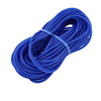 Aexit 3mm Dia Tube Fittings Tight Braided PET Expandable Sleeving Cable Wire Wrap Sheath Microbore Tubing Connectors RoyalBlue 10M