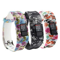 Tkasing Compatible with Garmin Vivofit 3/jr/jr 2 Bands,Adjustable Replacement Wristbands with Watch Buckle for Garmin Vivofit 3 Kids Women Men(No Tracker)