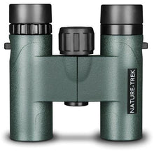Load image into Gallery viewer, Hawke Sport Optics 8x25 Nature-Trek Compact Water Proof Roof Prism Binocular with 6.8 Degree Angle of View, Green
