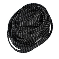 Aexit 8mm PET Tube Fittings Cable Wire Wrap Expandable Braided Sleeving Black Gray Microbore Tubing Connectors 10M Length