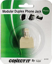 Load image into Gallery viewer, Bell Phones Ivory Modular Duplex Jack (model 20-502)
