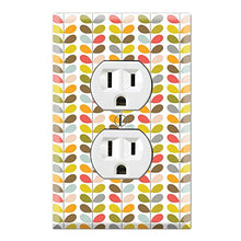 Load image into Gallery viewer, Color Stem Pattern Decorative Duplex Outlet Wall Plate Cover
