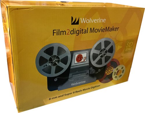 Wolverine 8mm and Super8 Reels Movie Digitizer with 2.4 LCD, Black (F –  DirectNine - Europe