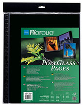 Load image into Gallery viewer, ProFolio by Itoya, Art ProFolio PolyGlass, 10-Pack Multi-Ring Binder Refill Pages - A3 Size, 11.7 x 16.5 Inches
