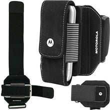 Load image into Gallery viewer, Armband Sports Gym Workout Arm Cover Case Running Strap Band Pouch Black for Straight Talk LG Optimus ULTIMATE - Straight Talk LG Premier LTE - Straight Talk LG Rebel LTE - Straight Talk LG Treasure
