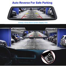 Load image into Gallery viewer, ShiZhen 10 inch Full Screen 4G Touch IPS Special Car Dash Cam Rear View Reversing Mirror with GPS Navigation ADAS Remote Monitor Bluetooth WiFi APP Android 5.1 Dual Lens FHD 1080P
