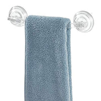 iDesign Plastic Power Lock Suction Towel Bar, Holder for Bathroom, Kitchen, Laundry Room, Mudroom, 11.2