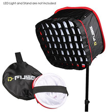 Load image into Gallery viewer, Kamerar D-Fuse Combo: Large LED Light Panel Softbox &amp; D-Fuse Softbox Grid, 12&quot;x12&quot;
