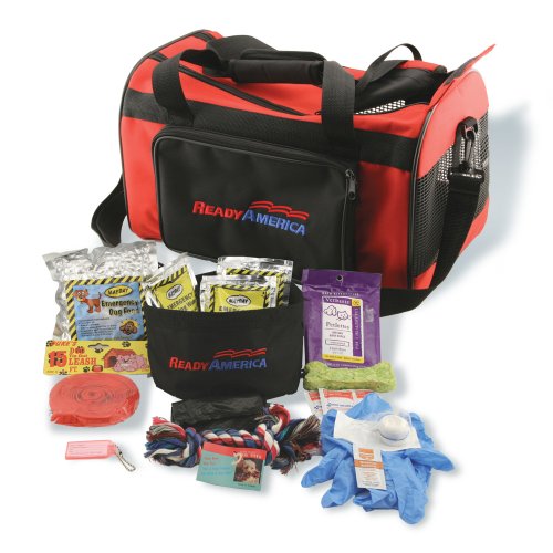 Ready America Small Dog Evacuation Kit, Red/Black (77150)